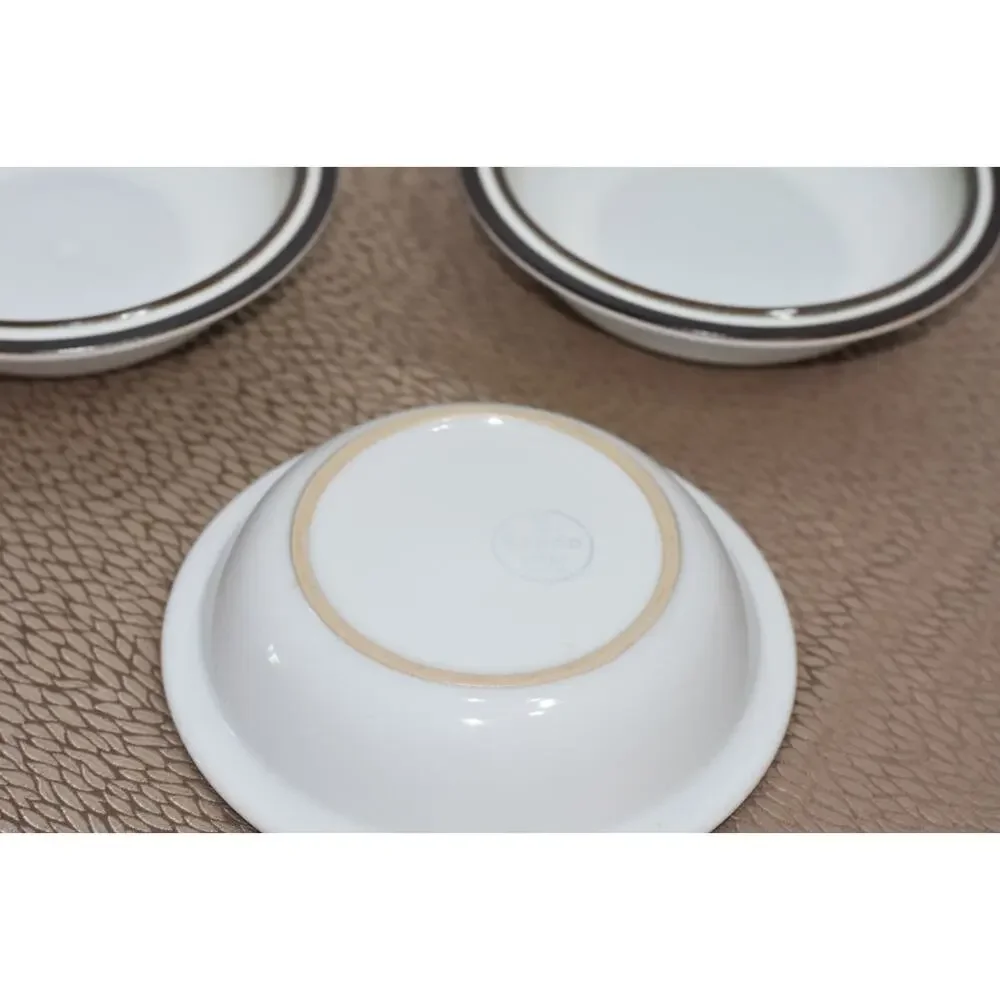 8pc DENBY RONDO Stoneware Studio Pottery Bowls Plates DISCONTINUED Dinnerware